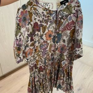 Balloon sleeve dress